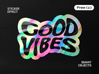 Holo Wrinkled Sticker Mockup design download free freebie holo holographic logo logotype mockup paper patch photoshop pixelbuddha plastic psd sticker stickers tag template wrinkled