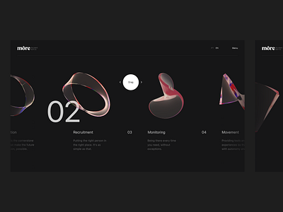 Môre - Talents for Design & Tech design interface layout ui ux