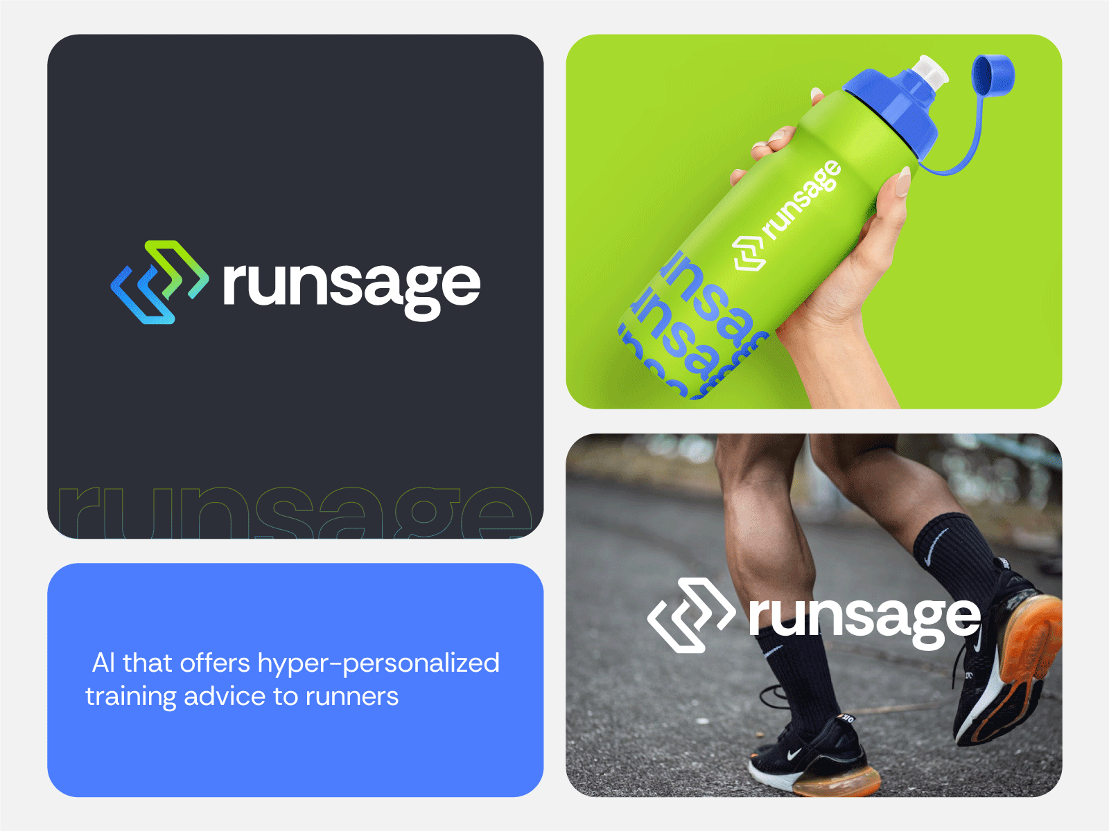 Logo, SaaS, AI, Productivity App, Sports, Athletes, Runner ai logo artificial intelligence athelet branding ecommerce fitness graphic design letter mark logo logo designer logodesign modern logo motivation support inspiring productivity app r logo run runner saas symbol training app visual branding