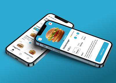 Food Order App android app design figma graphic design ios mobile app modern design ui