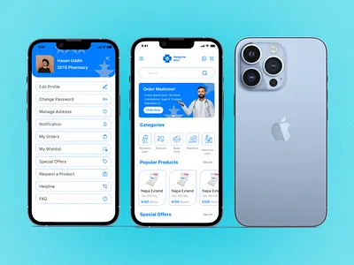 Medicine Order App Design appdesign digitaldesign medicine order app design mobileappdesign ui uiuxdesign userexperience