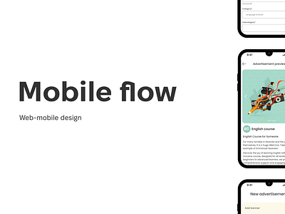 Web mobile design design mobile ui uiux web