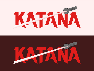 Katana Logo Design branding design graphic design illustration logo typography vector