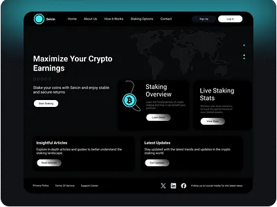 Crypto Staking Seicin UI UX Design altcoins appdesign blockchain branding coinbase cryptoearnings cryptostaking dailyui dapp design digitalassets liquidity nfts rewards trustwallet ui uiux wallet webdesign website