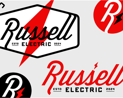 Logos for local electric company branding electric electric company graphic design logo logo design retro retro design vintage vintage design
