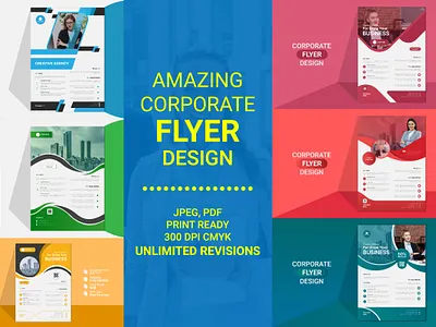 Amazing Corporate Flyer Design 3d branding corporate flyer design flyer design graphic design