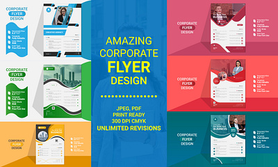 Amazing Corporate Flyer Design 3d branding corporate flyer design flyer design graphic design