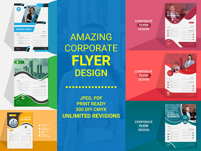 Amazing Corporate Flyer Design 3d branding corporate flyer design flyer design graphic design