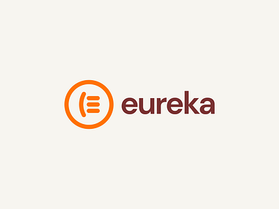 Eureka logo design (unused) audiobook brand challenges children e e letter education eureka friendly learning letter logo mark modern school software workshop