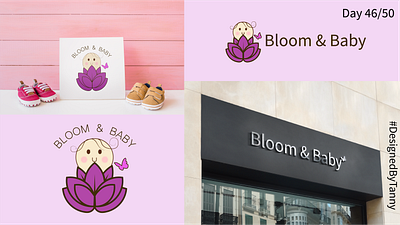 Bloom & Baby branding graphic design logo