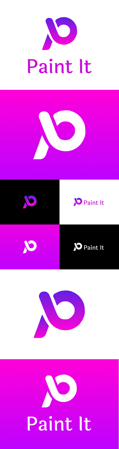 Paint It - Logo branding graphic design logo ui