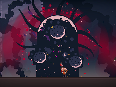 Darkly Darkness - The Game 2d arcade cartoon dark flat game indie platformer spine steam unity