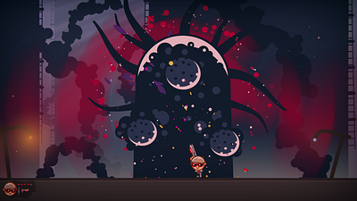 Darkly Darkness - The Game 2d arcade cartoon dark flat game indie platformer spine steam unity