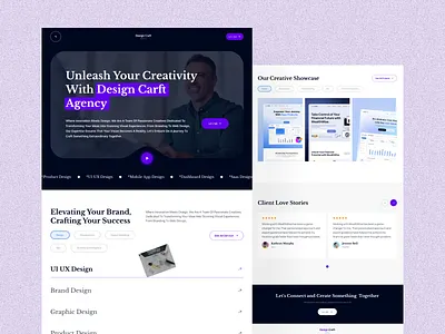 Agency Website UI UX Design agency branding conpany design design agency development e commarce app figma html illustration landing page motion graphics saas ui ui design ui ux ux design website