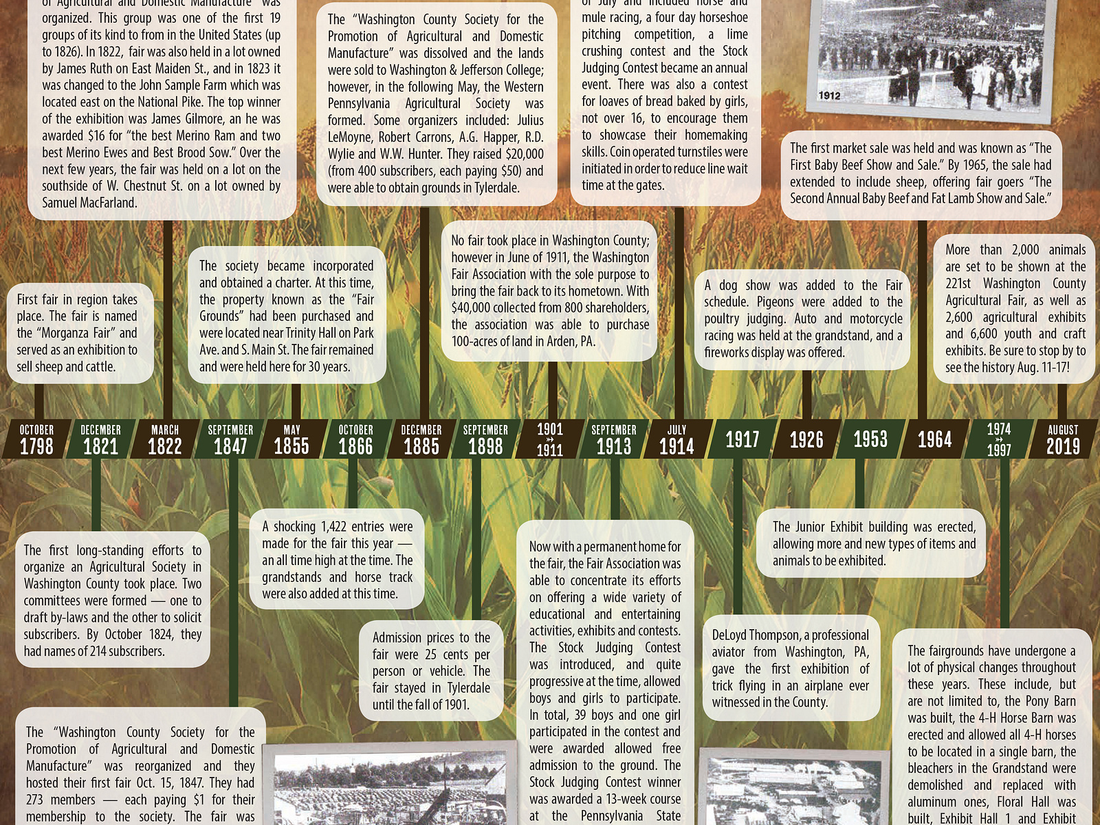 Washington County Agricultural Fair Infographic by Megan Morris on Dribbble