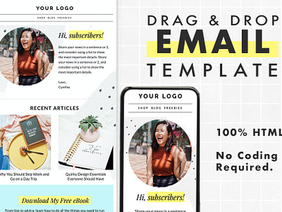 Newsletter Email Template Mailchimp