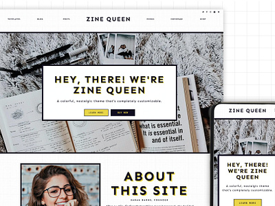 Zine Queen: Wordpress Theme Blog
