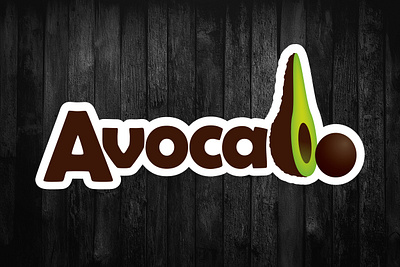 Avocado Blog Logo avocado brand brown clever design gradient gradient mesh graphic design green identifier illustration illustrator logo vector