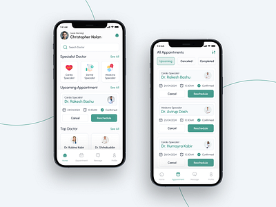 Telehealth & Telemedicine Mobile App Design appointment booking clinic consultation doctor doctor management health care hospital medical medical app medicine patient schedule telehealth telehealth app telehealth mobile app telemedicine telemedicine app telemedicine mobile app time slot booking