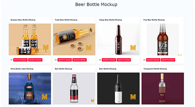 Beer Bottle Mockup beer bottle mockup free mockup graphic eagle mockup