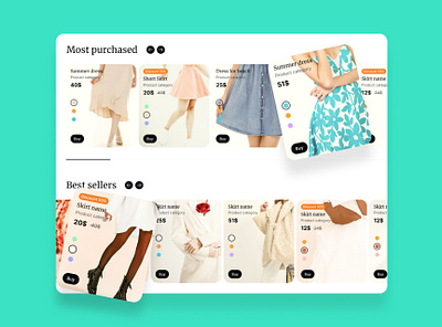 Spicy store ecommerce fashion shop shopping store ui