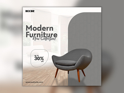 Furniture Social Media Banner Design ads ads banner branding design facebook post illustration instagram instagram banner media