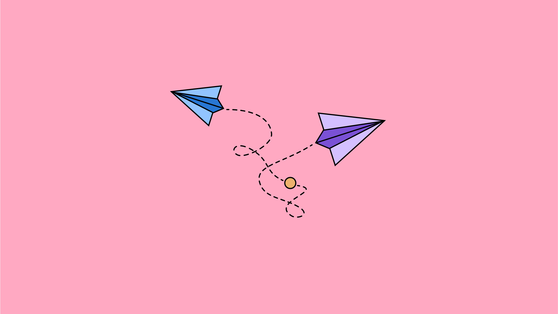 Different Directions. design direction figma icon illustration paper plane plane ui element vector