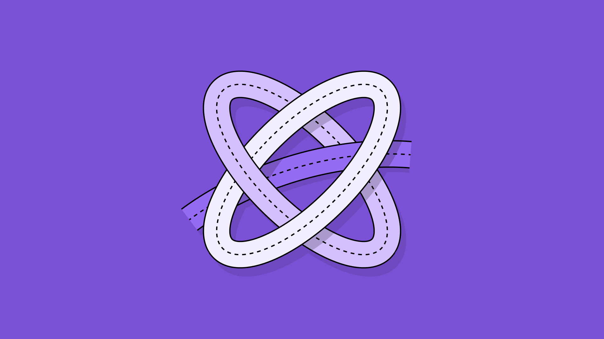 Paths that never cross. design figma freeway icon illustration path paths road ui element vector