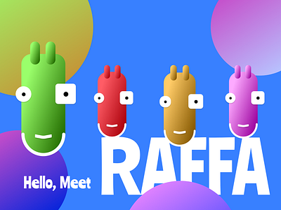 Raffa-UI Character Design cartoon character design figma ui ui character