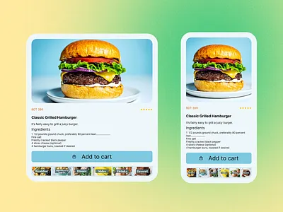 Food Card UI Design in Figma appdesign designinspiration designprocess digitaldesign figmadesign food card ui design in figma foodapp foodui graphicdesign mobiledesign prototyping uidesign uiux userinterface uxdesign visualdesign