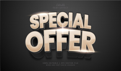 Text Effect Special Offer marketing sale special offer text effect worldwide