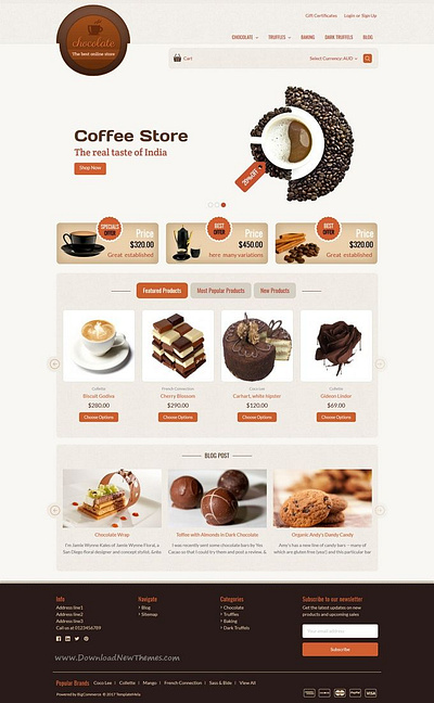 Chocolate Websites branding graphic design logo ui websites