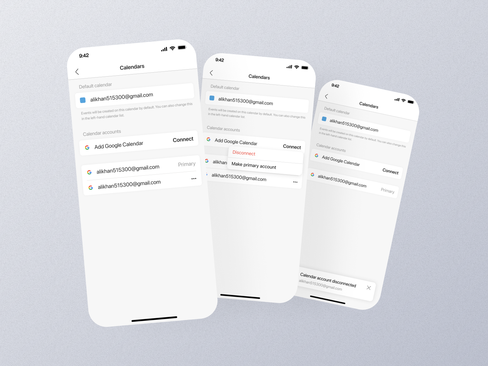 Disconnect Account Mobile App Ui by UI Ants on Dribbble