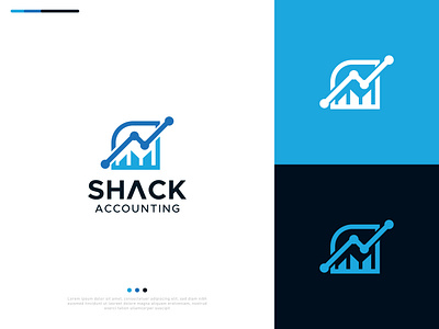 Shack Accounting Logo Design abstract logo design adobe illustrator adobe photoshop branding creative h logo design design dribble logo design illustration logo ui