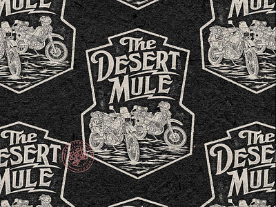 The Desert Mule bolt branding company company brand logo company branding company logo desert electrical graphic design illustration logo motorcycle