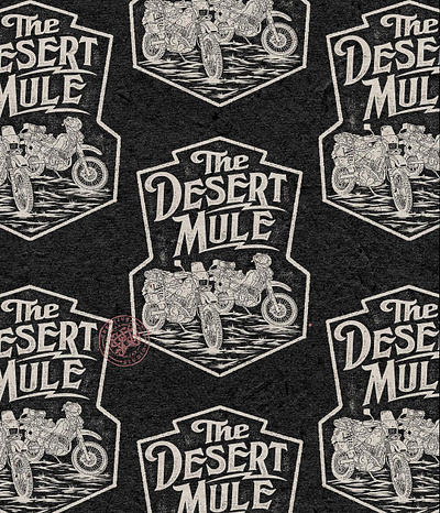 The Desert Mule bolt branding company company brand logo company branding company logo desert electrical graphic design illustration logo motorcycle