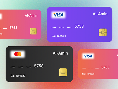 Visa Prepaid Card Design in Figma banking figmadesign financialservices personalfinance prepaidcard securitydesign uidesign uxdesign visa