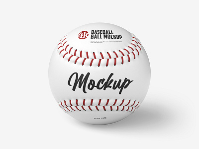 Baseball Ball Mockup Set accessories accessory ball baseball baseball ball bat champion club equipment game gear leather logo major league mlb mockup mockups souvenir sport sports