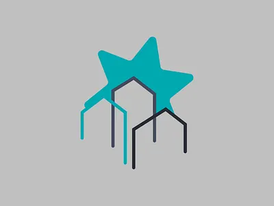 Texas House Contractor Logo Brand Spurring West branding building construction cyan house houses land logo minimal real estate spurring star texas west western