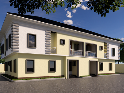 FOUR BEDROOM SEMI-DETACHED DUPLEX design