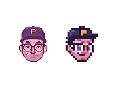 Pixel Art Self-Portraits 16 bit 8 bit game nintendo pixel art pixels portrait self portrait