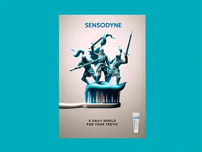 PUBLICITY - SENSODYNE branding design graphic design icon identity illustration logo marks poster publicity sensodyne symbol theef ui