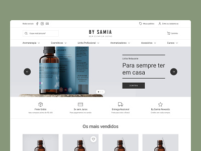 By Samia E-commerce e commerce ui ux web design