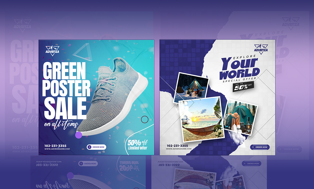 Dynamic Travel Gadget Poster Design design poster sports design vlogvisuals