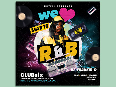 Night Club Flyer Template rb