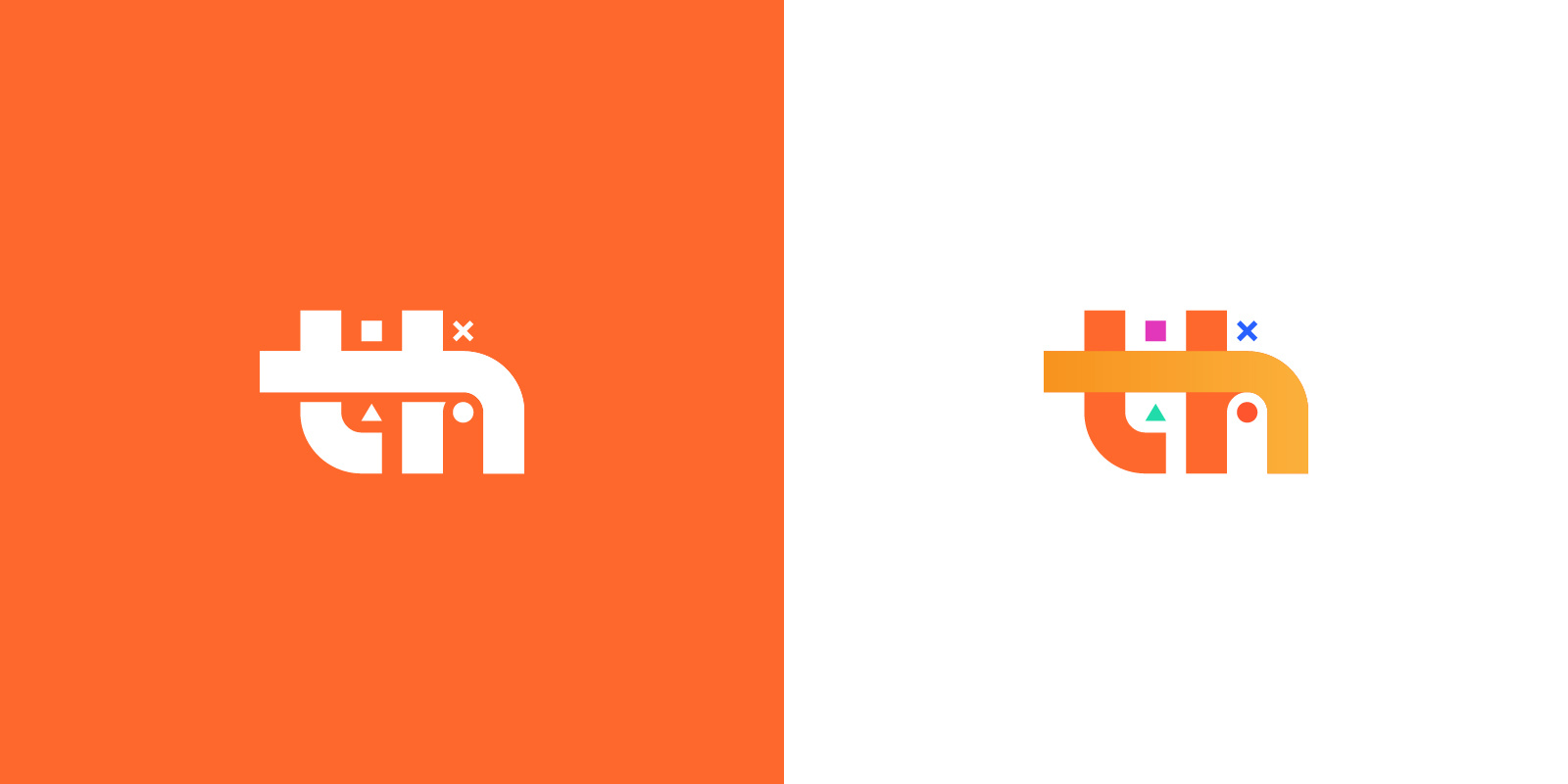 Logo "TIME HUB" ai console coworking eps game game console hub illustrator logo logotype noai orange svg th time time hub vector yellow