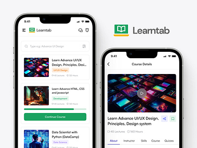 Online Course Mobile App! 📖 cleandesign colorexperiment courseapp dailydesign mobileapp online learning app skilltracking uiuxdesign userexperience