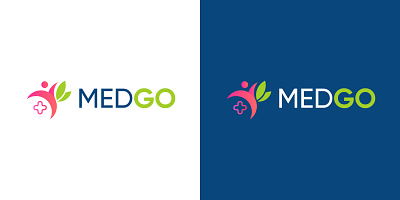 Logotype "MEDGO" ambulance go green health logo logotype med medgo medical больница зеленый медик медицина