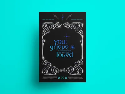 GRIEF design philosophy poster poster design type typography