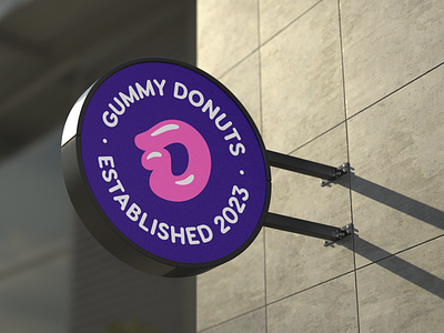 Gummy Donuts brand branding identity logo logotype